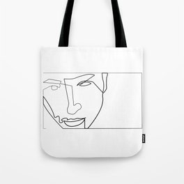 Line Art - Stare Tote Bag