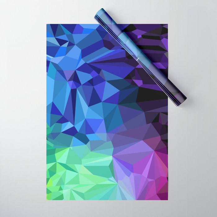 Crazy Crystals Wrapping Paper