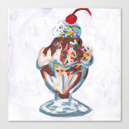 Sundae Canvas Print