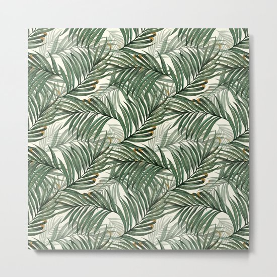 Palm leaves Metal Print