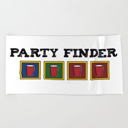 Party finder Beach Towel