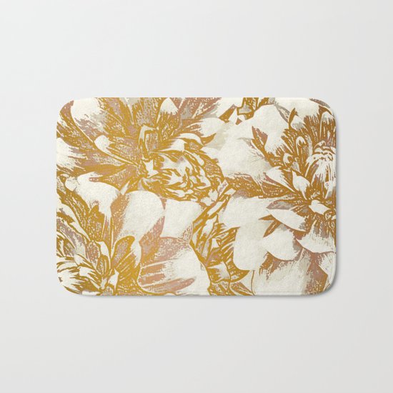Proud Dahlias Bath Mat