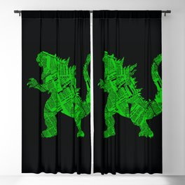 Japanese Monster - II Blackout Curtain