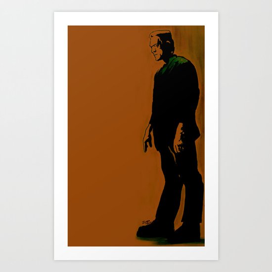 The Monster Is Loose! Art Print