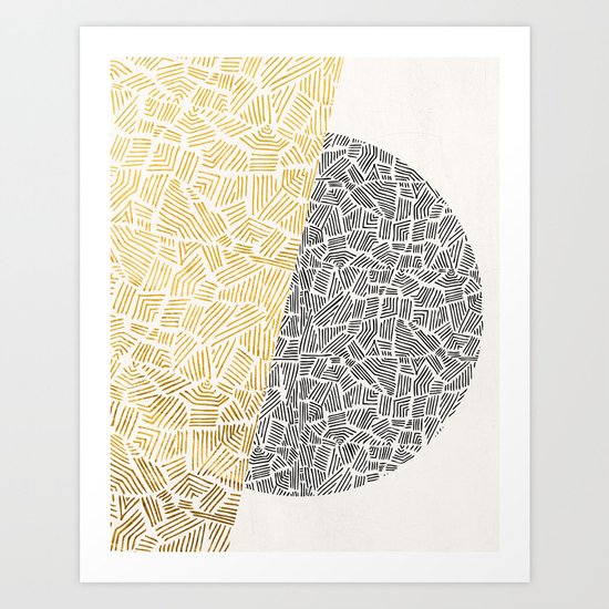 Inca Day & Night Art Print
