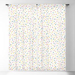 Colorful Party Sprinkles Blackout Curtain