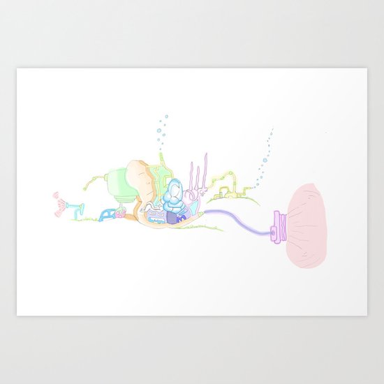 Funland 5 Art Print