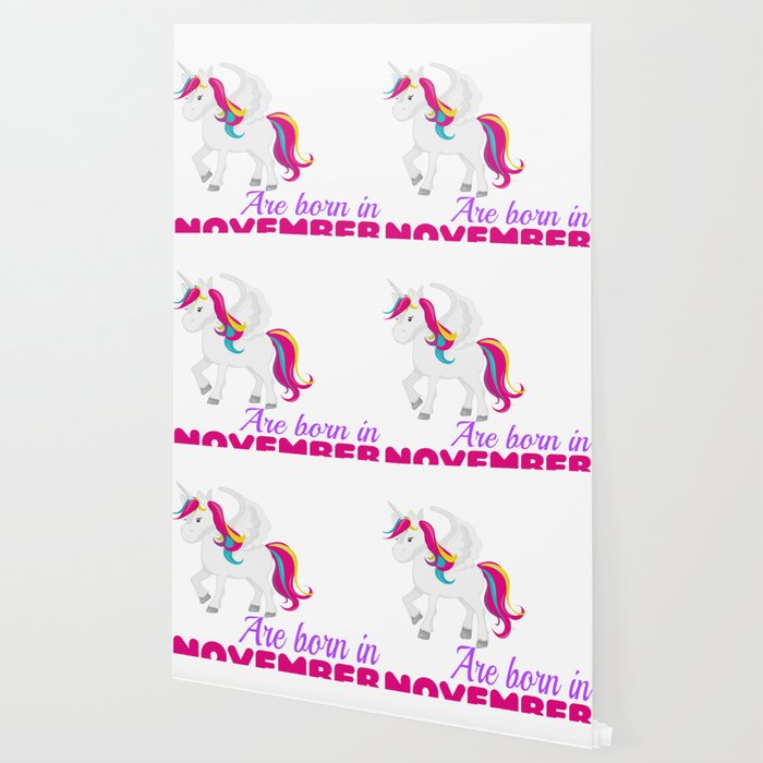 Unicorn Cats Are Born In November Wallpaper By Green Cow Society6