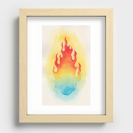 Sacred Fire Recessed Framed Print