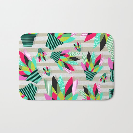 Joyful Plants II Bath Mat