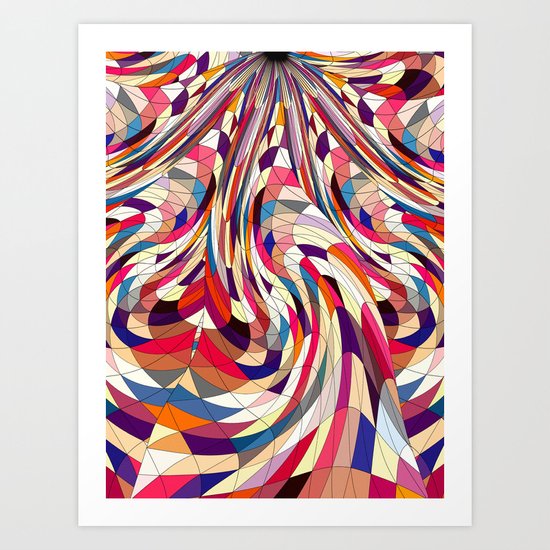 Lava Art Print