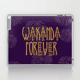 Wakanda Forever Purple Laptop Skin