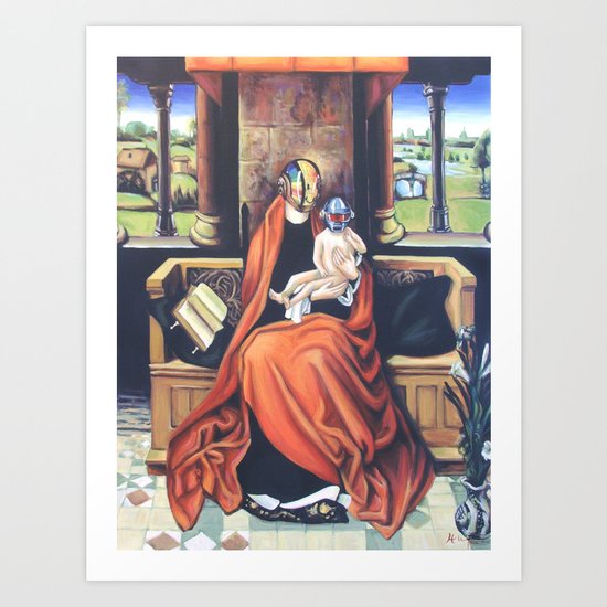 Harder, Better, Sacred Art Print