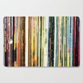 a rainbow of records! Cutting Board