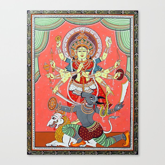 Hindu Durga 5 Canvas Print