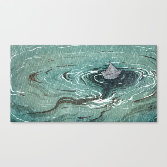 Paper Sailor // 2015 Canvas Print