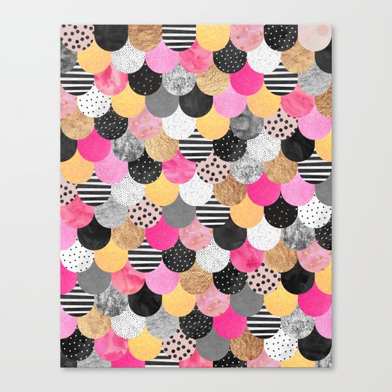 Pretty Mermaid Canvas Print