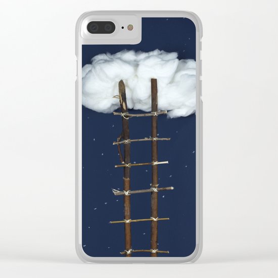 Stairway to the clouds Clear iPhone Case