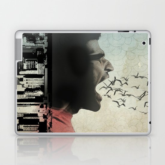 the sound of birds Laptop & iPad Skin