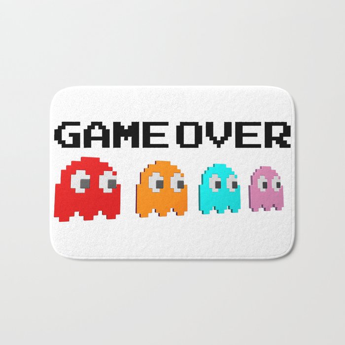 Pacman Game Over Bath Mat