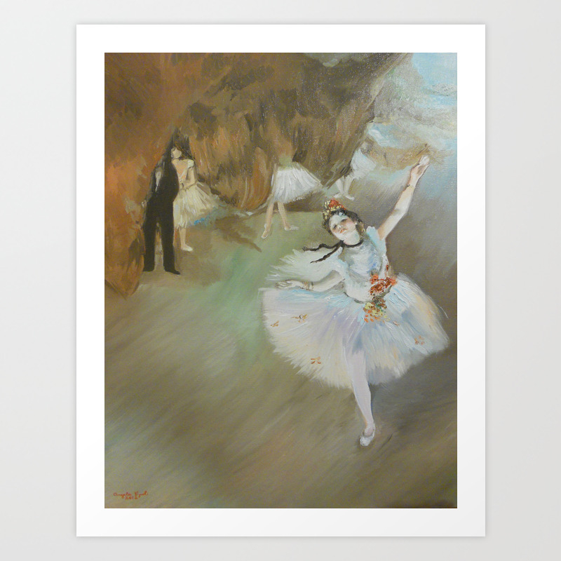L Etoile The Star By Edgar Degas Art Print By Zestforart Society6