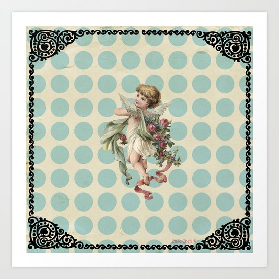 Sweet angel Art Print