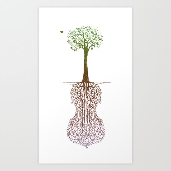 Rooted Sound IV Art Print