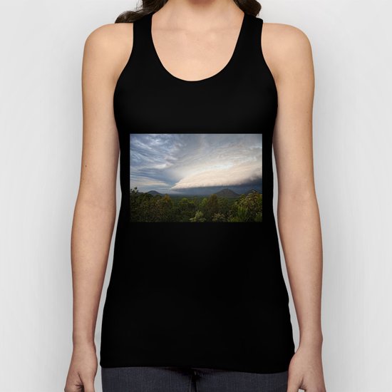 Storm clouds over Australian landscape Unisex Tank Top