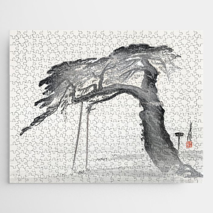 Old Pine Tree Jigsaw Puzzle