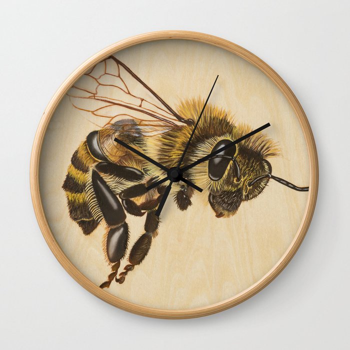 Bee VII (Artemesia) Wall Clock