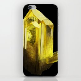 Yellow Crystal iPhone Skin
