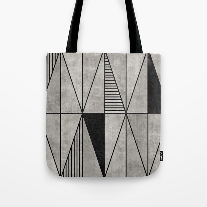 Concrete Triangles Tote Bag