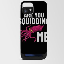 Squid Fish Octopus Kraken Marine Biology iPhone Card Case