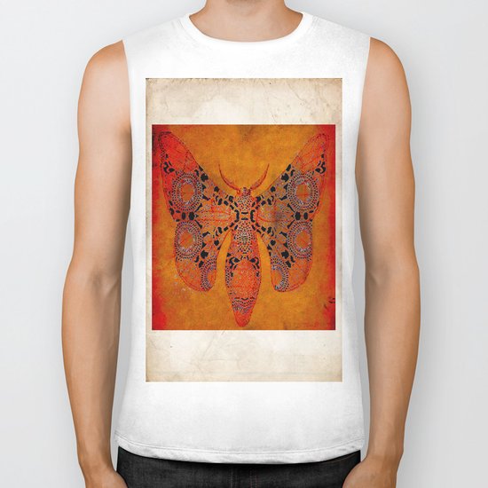 Le papillon" Belle époque " Biker Tank