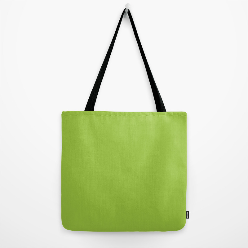 Solid Color Neon Green Tote Bag By Brandilynwycoff Society6