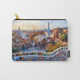 Barcelona, Panorama from Parc Guell Carry-All Pouch