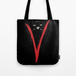V for Vendett (e6) Tote Bag