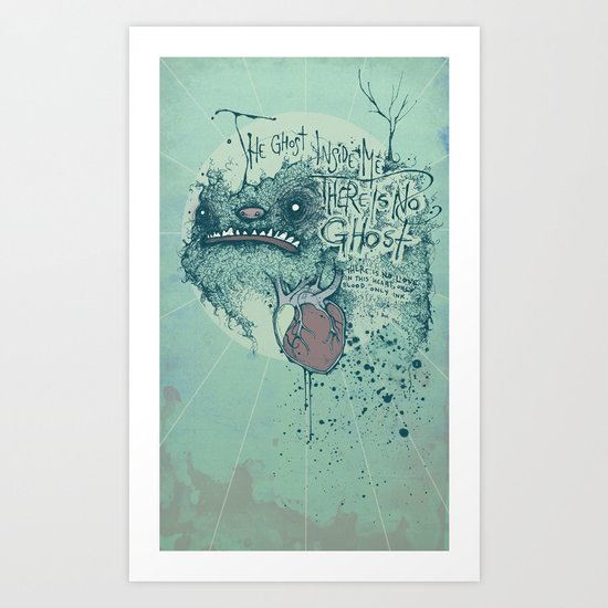 Ghost inside Art Print