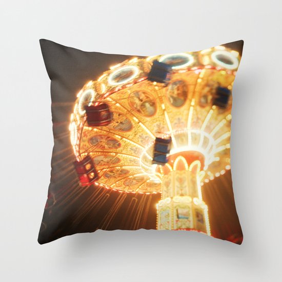 simpler times Throw Pillow