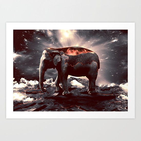 elefount / luminescent series Art Print