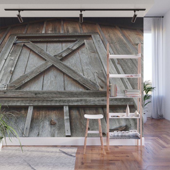 Barn Door Wall Mural