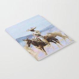 “Horses and Riders” by Carl Oscar Borg Notebook