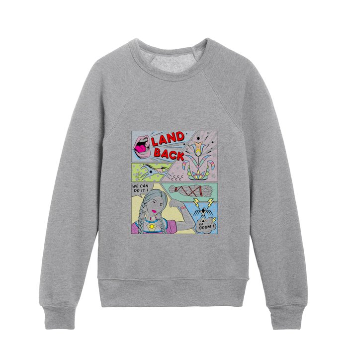 Dakota Pop Art - LandBack Kids Crewneck