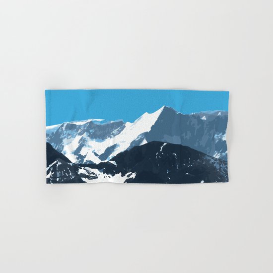 swiss mountains Hand & Bath Towel