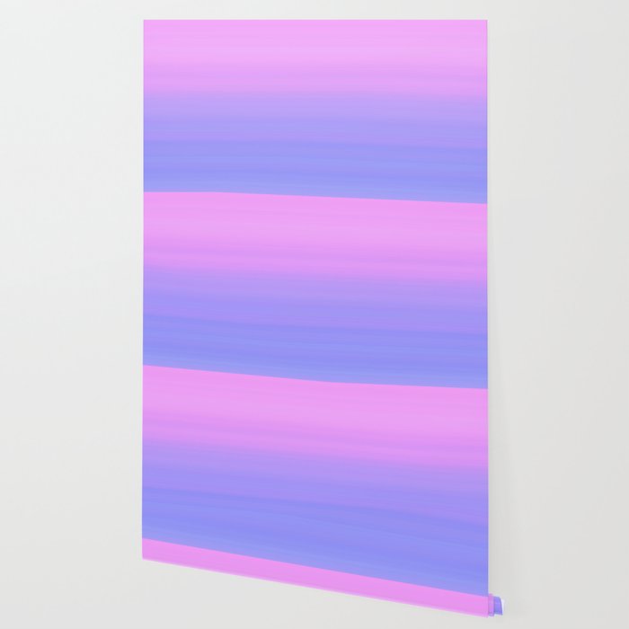 Pastel Pink Blue Stripes Abstract Gradient Ombre Pattern