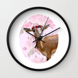 Fantastical Deer Wall Clock