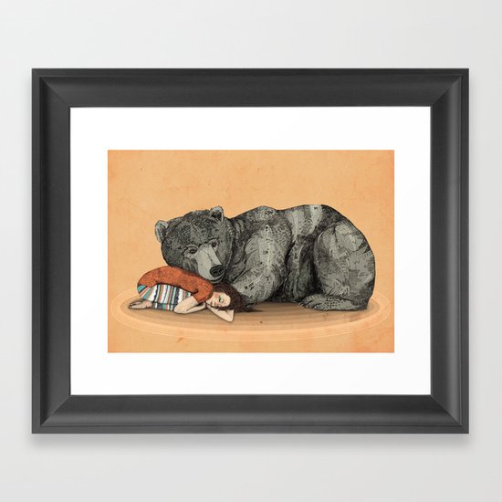 Huntress Framed Art Print