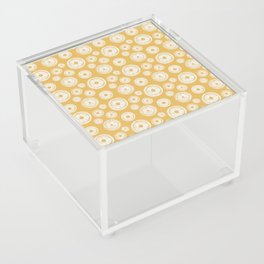 Abstract Summer Boho Pattern In Yellow Acrylic Box