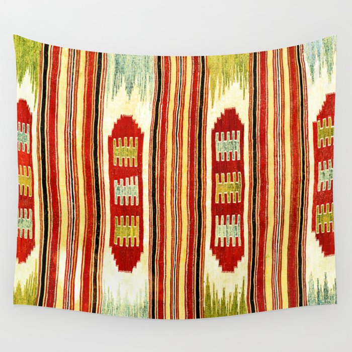 Keles Antique Bursa Turkish Kilim Print Wall Tapestry By Vickybragomitchell Society6