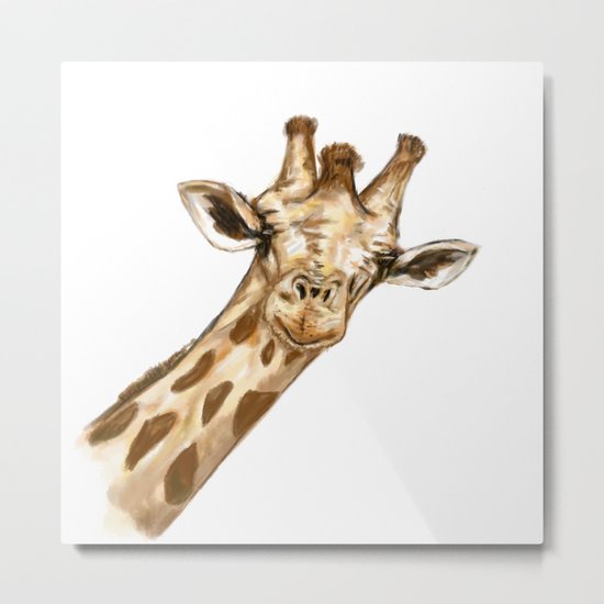 Giraffe Metal Print